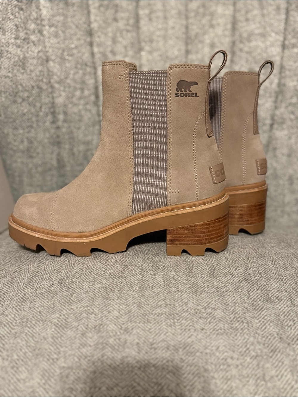 SOREL Women’s Joan Suede Ankle Boot - Taupe